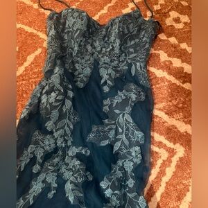 Elegant Lace Overlay Dress